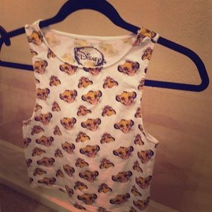 Disney lion king crop top